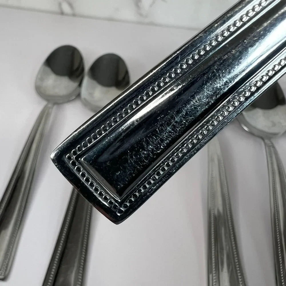 Set of 6 Pfaltzgraff Miranda Glossy Soup Spoons – 8